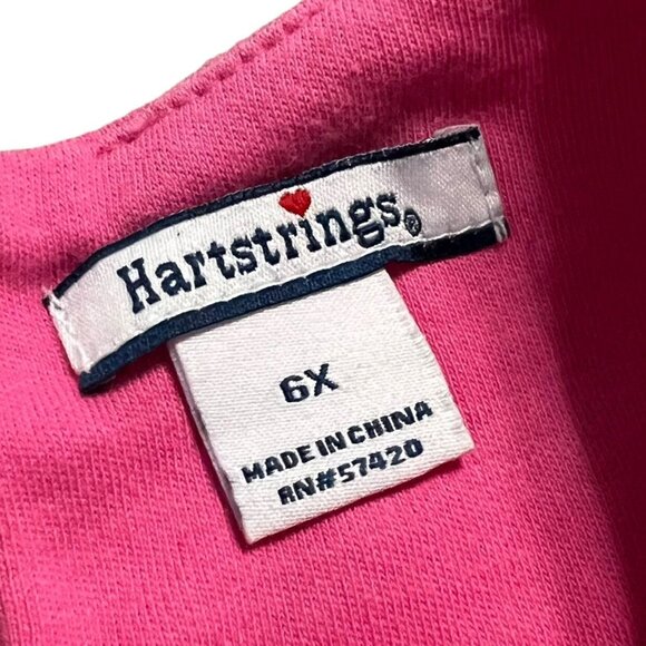 Hartstrings 6X Pink Colorful Embroidered Polkadot Dress - Picture 3 of 4